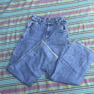 CARHARTT WIDE LEG HIGH ADJUSTABLE WAIST JEANS